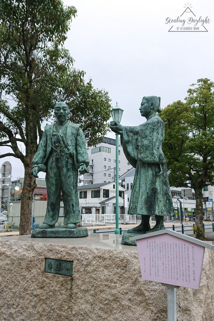長濱站 豐臣秀吉 石田三成 雕像