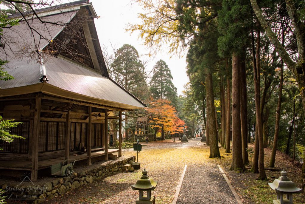 滋賀 雞足寺 與志漏神社 紅葉