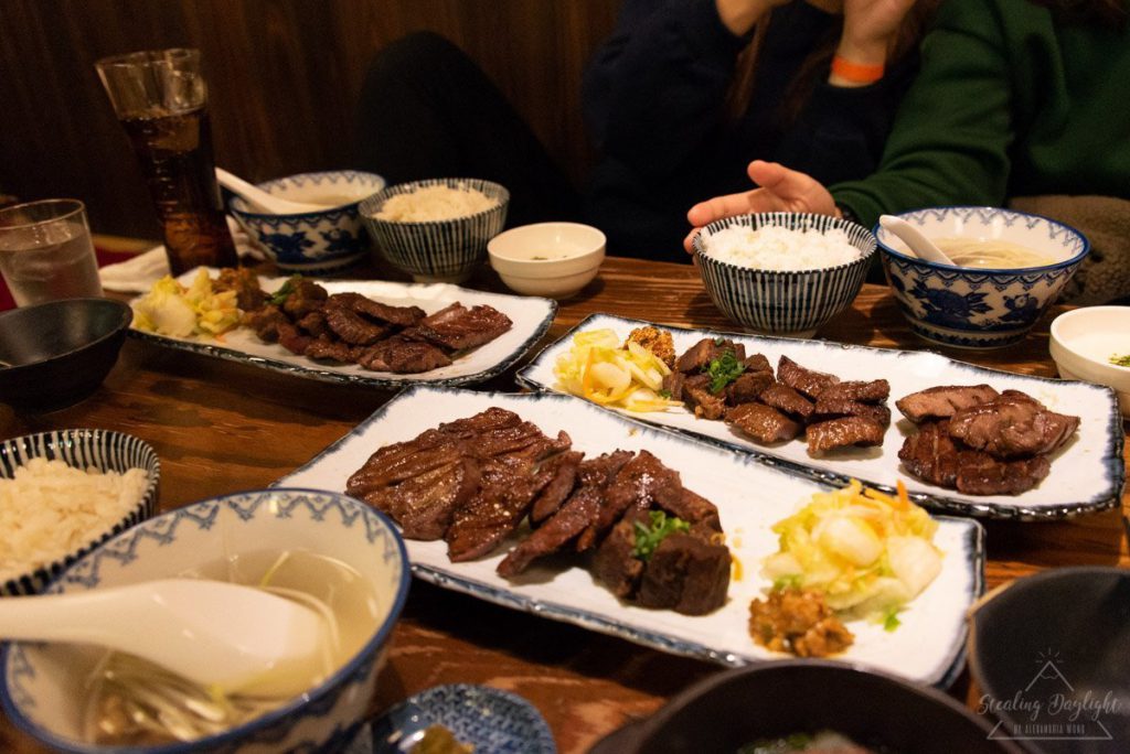 仙台 東山本店 牛舌三昧定食