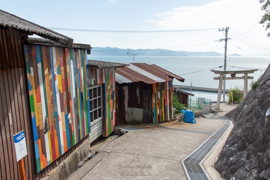 香川 男木島 路地壁畫 P口人roject wallalley og05